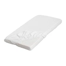 LEN Childs 100% Cotton Fitted sheet, white, baby, kids, children, *NEW*