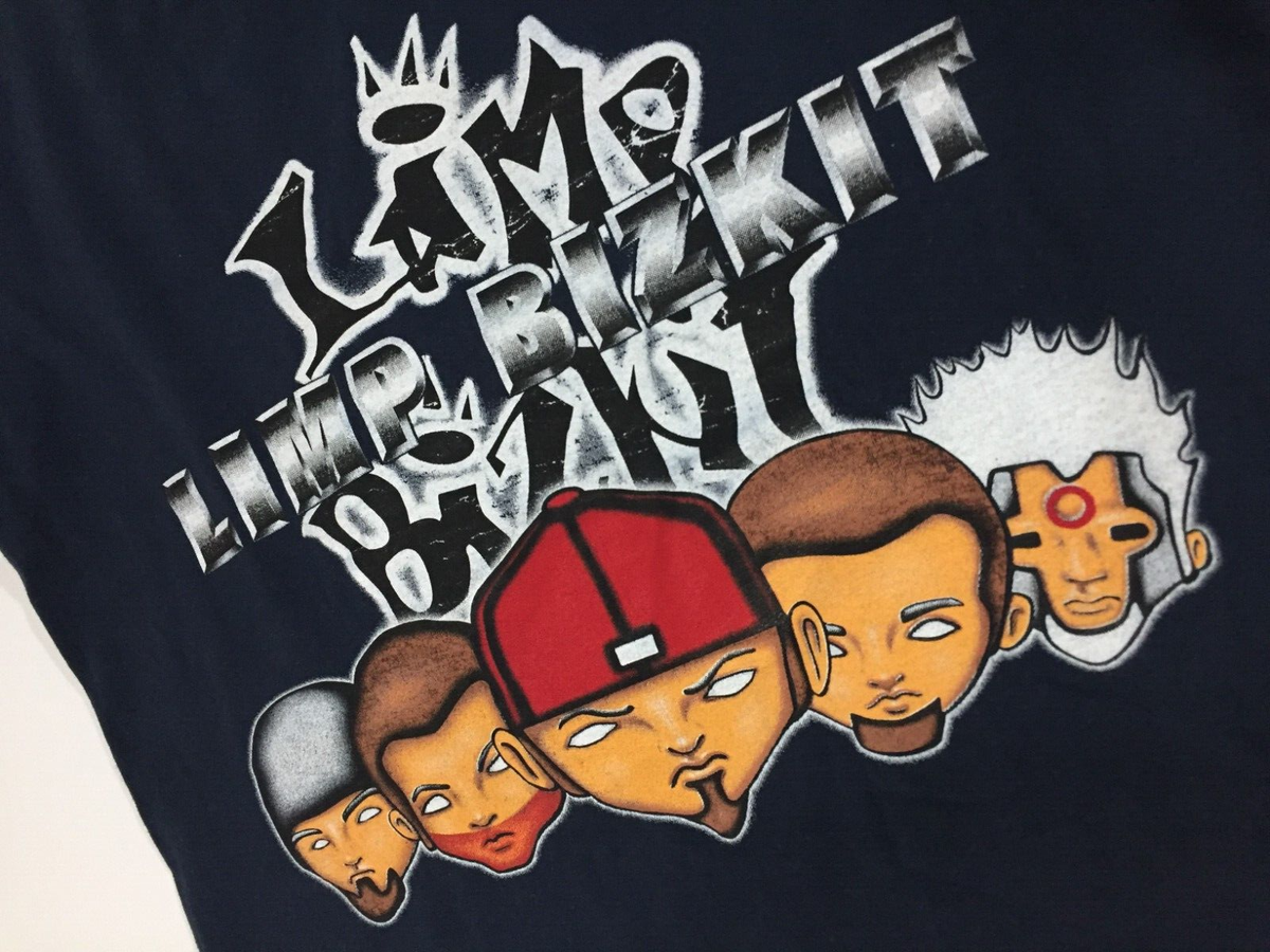 ミュージシャン 90s LIMPBIZKET T-SHIRT Vintage 90s Limp Bizkit T-shirt Alternative Rap Rock Nu