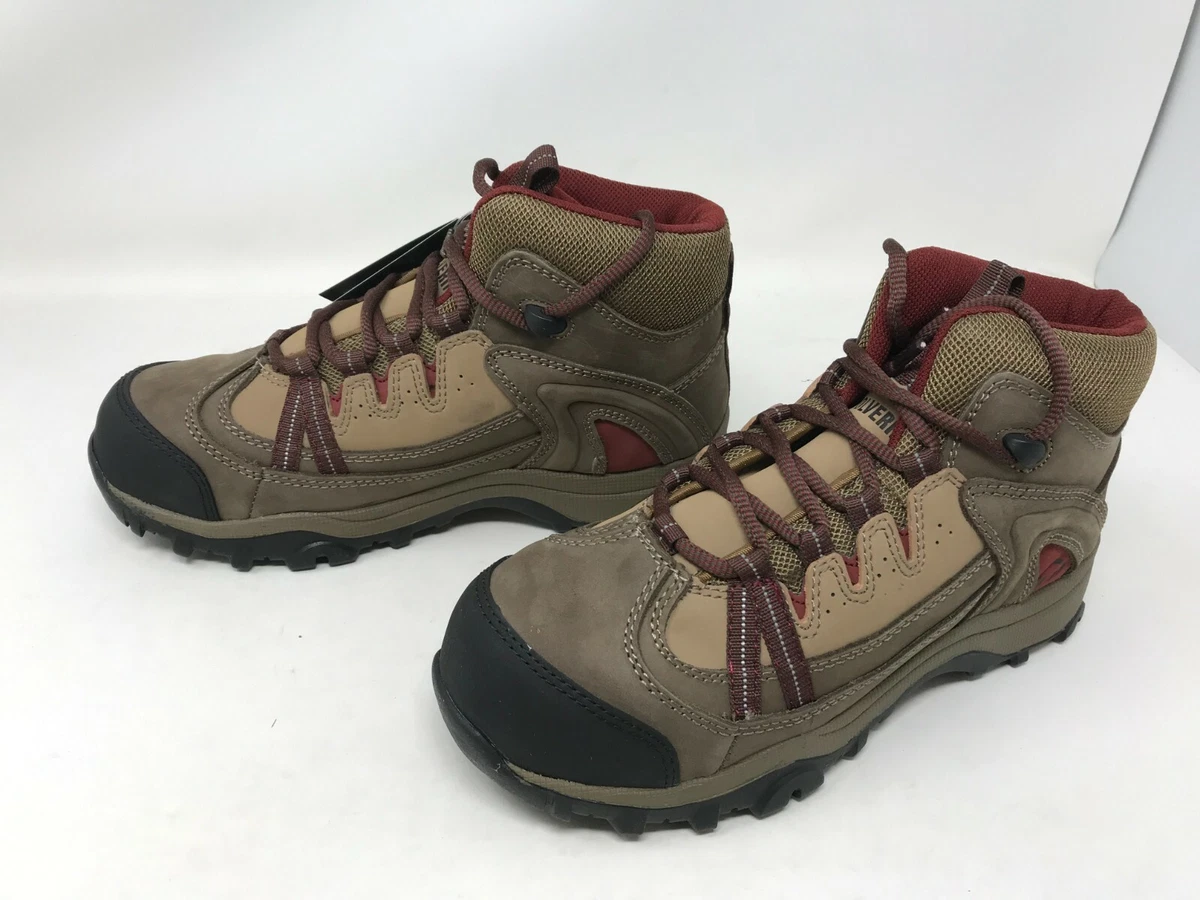 Womens Wolverine W02210 Maggie Mid Steel Toe Work Boots size 6.5 H22