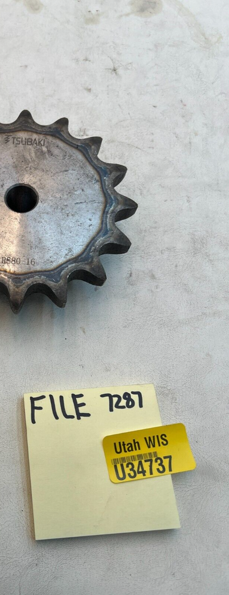 GENUINE Tsubaki RS80-16 Steel Roller Chain Sprocket 16T 1