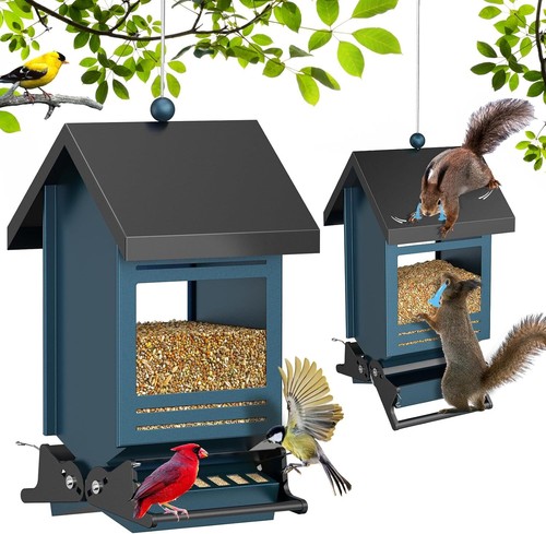 New-Bird Feeders for Outdoors, Squirrel Proof Bird Feeders, Hanging Bird Feeders