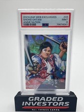 2023 Leaf Web Exclusives Shohei Ohtani #43 Anime Nation #/2689 PSA 9 Ninja!!!!