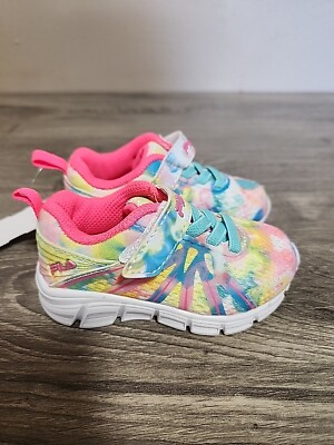 Fila trainers Baby girls Multicolor shoes children's Size Bin S16