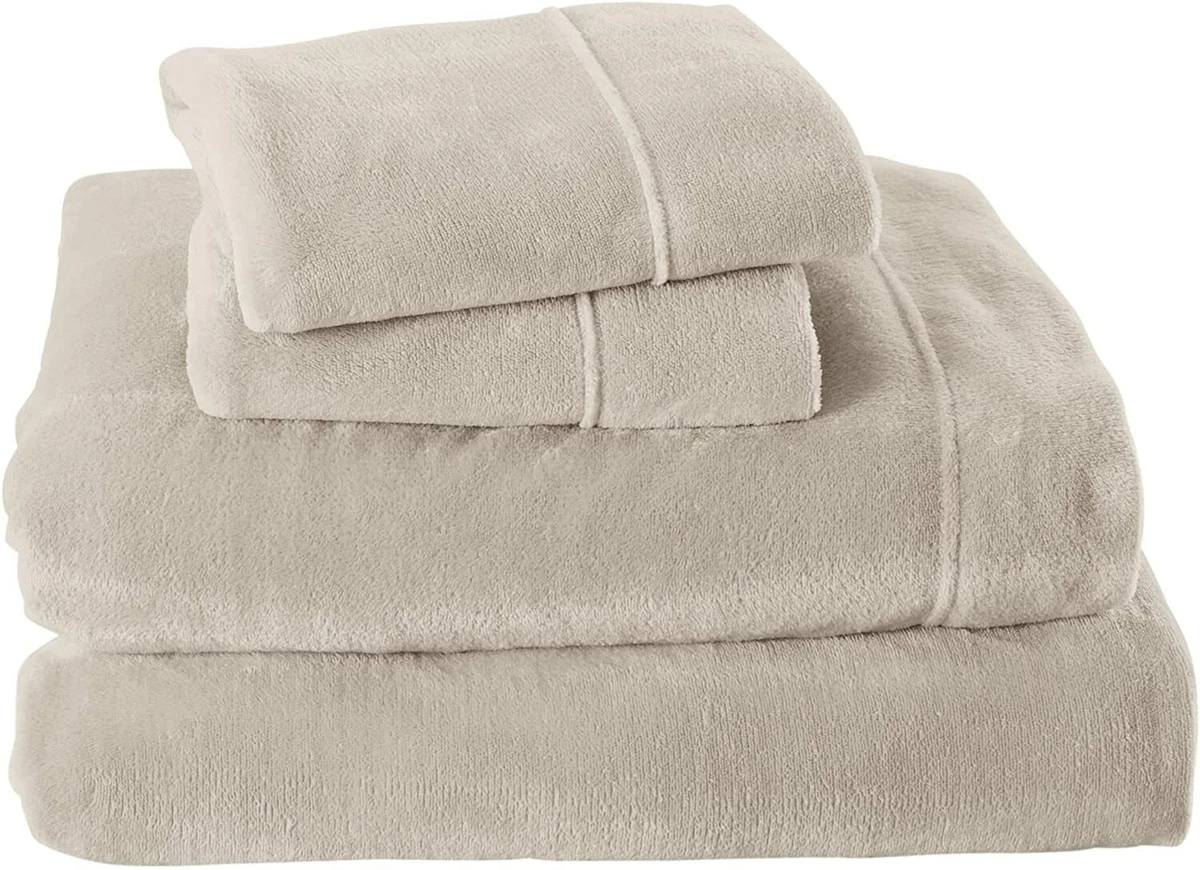 The Premium Plush Bath Sheets Light Grey