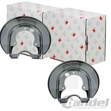 2X NK SPRITZBLECHE BREMSSCHEIBEN HINTEN PASSEND FÜR AUDI A3 TT SEAT LEON SKODA