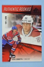 Lucas Condotta SN 2023-24 SP Game Used /226 Red Montreal Canadiens #262