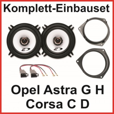Lautsprecher Set Opel Astra G H Corsa C D Alpine SXE-1325S 2 Wege System hinten