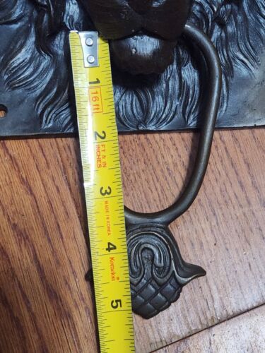 RBF 8LB Lion Face Doorbell Bronze Jungle King Knocker Wildlife Theme Cat New - Picture 14 of 14