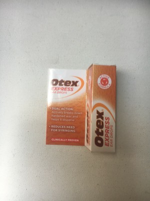 Otex Express Ear Drops Removal Ear Wax 10ml New | eBay