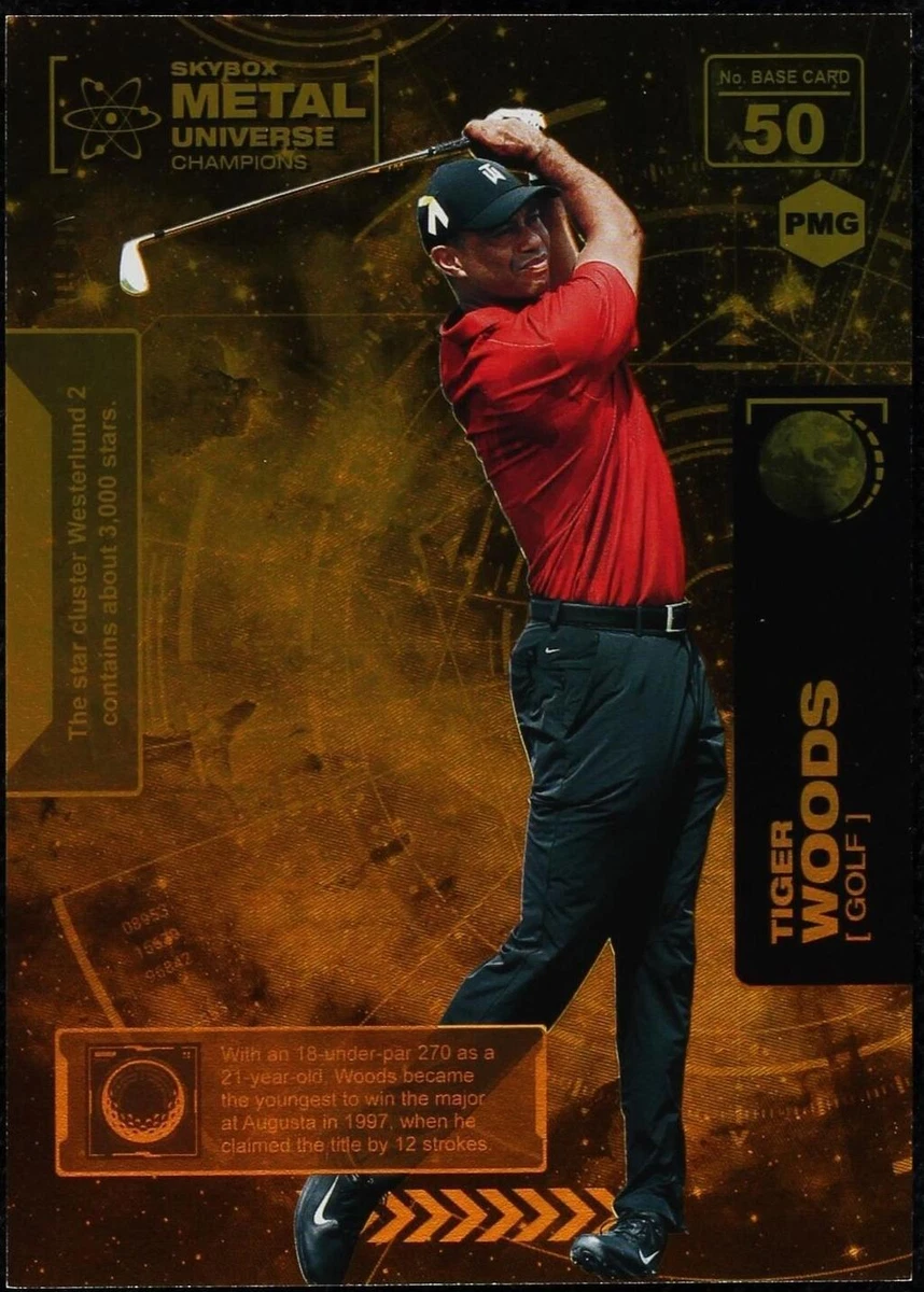カードダスその他 2021 Skybox l Tiger Woods /50 Rubies 2021 Skybox Metal Universe Champions - Tiger Woods #50 | eBay