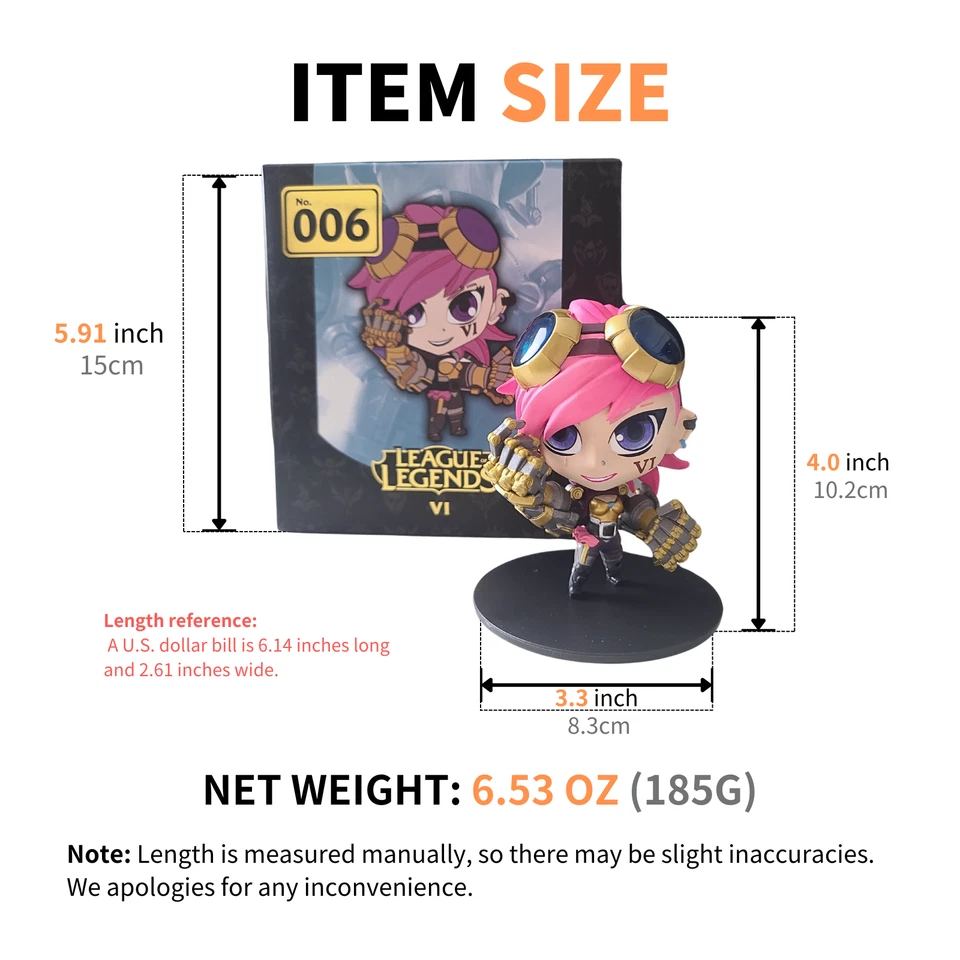 Caja Abierta 🔴 Figura Oficial League of Legends VI #006 Auténticos Juegos Riot Foto 4 de 4