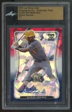 2020 Leaf Metal Draft Red White Blue Atomic Alerick Soularie Auto 1/1 Minnesota