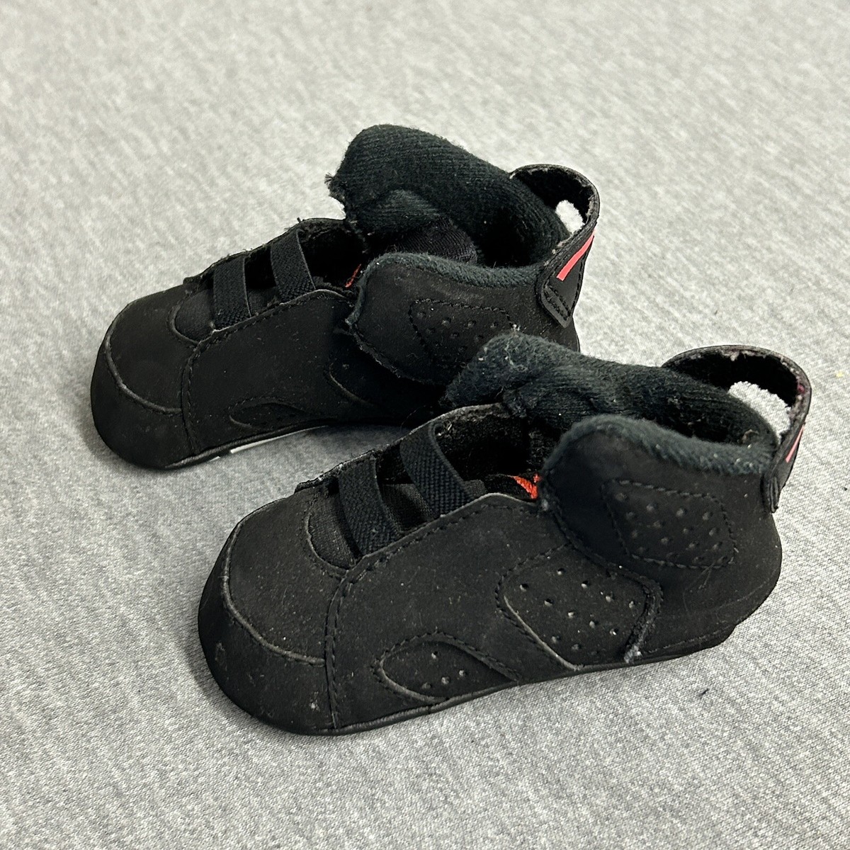 Nike Air Jordan Retro 6 VI Infrared Crib Soft Bottom Shoes