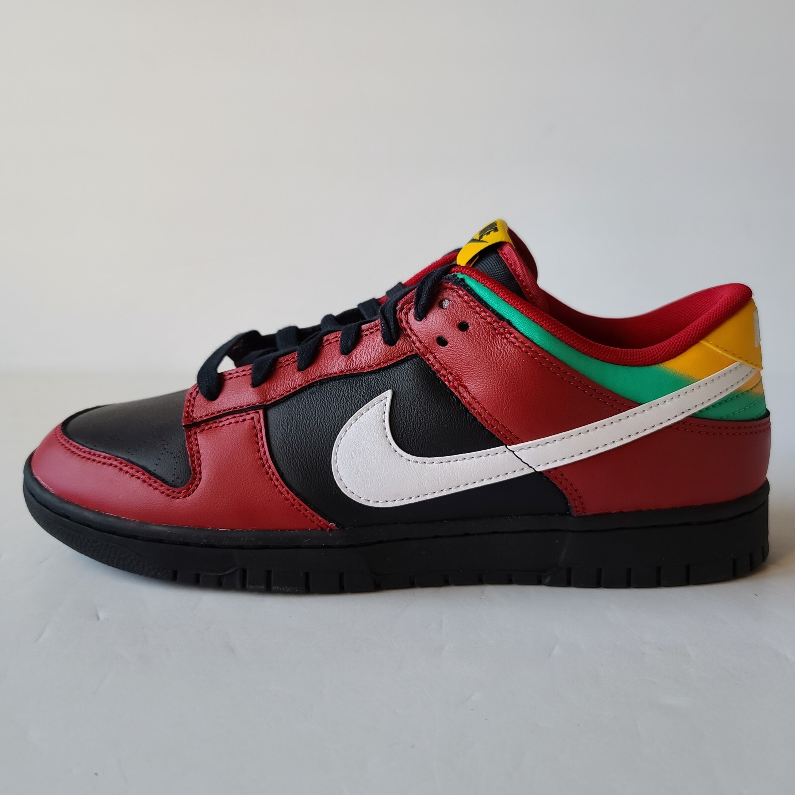 Nike Dunk Low Retro LTD Biker Tattoos Black Red White FZ3057-001 Men's Size 10