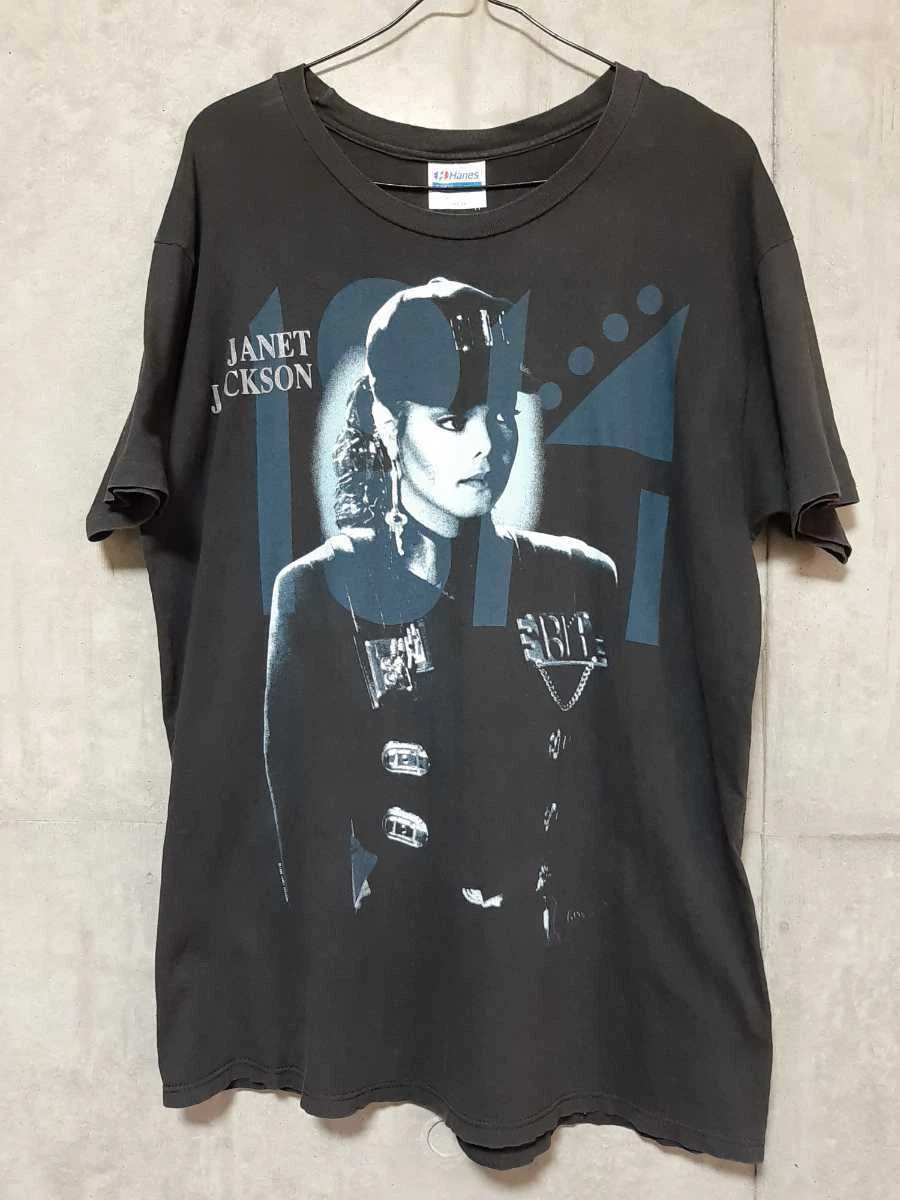 Official JANET JACKSON T-shirt L Rhythm Nation 90s Vintage RAP T-shirt L  70cm