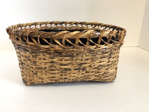Japanese Tea ceremony Bamboo Basket Charcoal container Sumitori Made in Japan - Picture 4 of 8