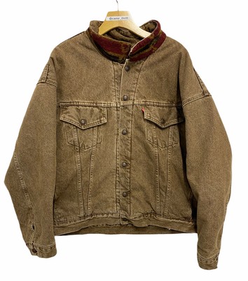 levis brown denim jacket