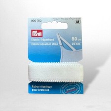 Prym Elastic-Tr&auml;gerband 80cm / 20mm, Fb wei&szlig; (990750); 1 St&uuml;ck