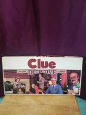 VINTAGE PARKER BROS CLUE 1986 CLASSIC DETECTIVE BOARD GAME No. 0045 - COMPLETE