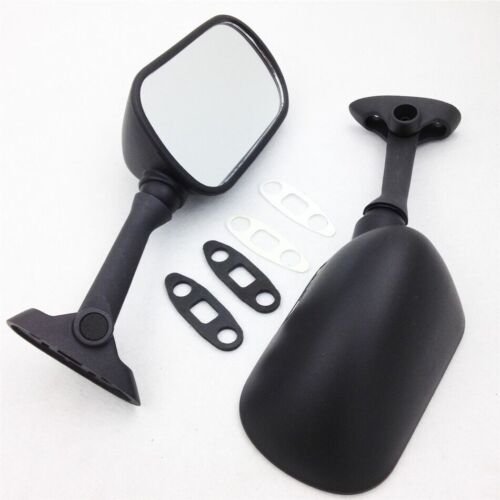 Fit For 2001-2003 Suzuki GSXR600 GSXR750 GSX1000 Black Front Rearview Mirrors - Picture 3 of 8