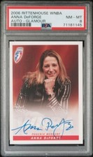 2006 Rittenhouse WNBA Anna DeForge Autograph PSA 8 Phoenix Mercury Glamour