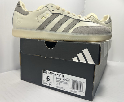 adidas Lionel Messi x Samba Indoor Men Cream White JQ0266