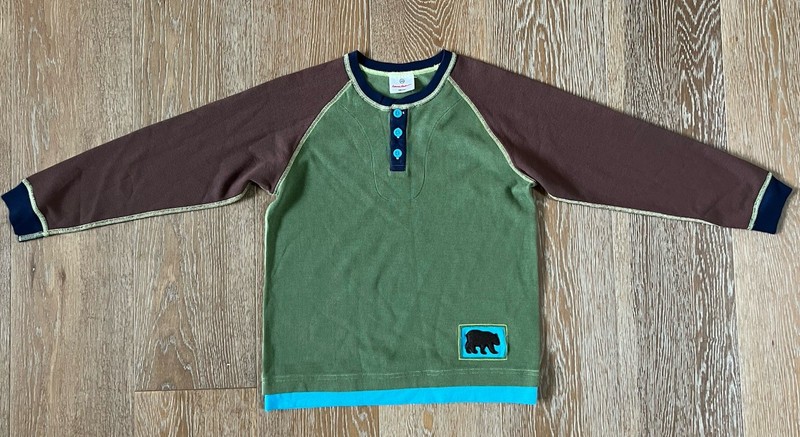 Hanna Andersson Boys Thermal T-Shirt Size 140/US 10 NWT