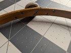 Vintage Queen 7" Wood Embroidery Cross Stitch Hoop Felt Lined Tension Wheel READ — photo 5