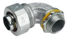 LTB35090 - Crouse-Hinds 3-1/2 Inch 90° Liquidtight Connector, Insulated, Malleab