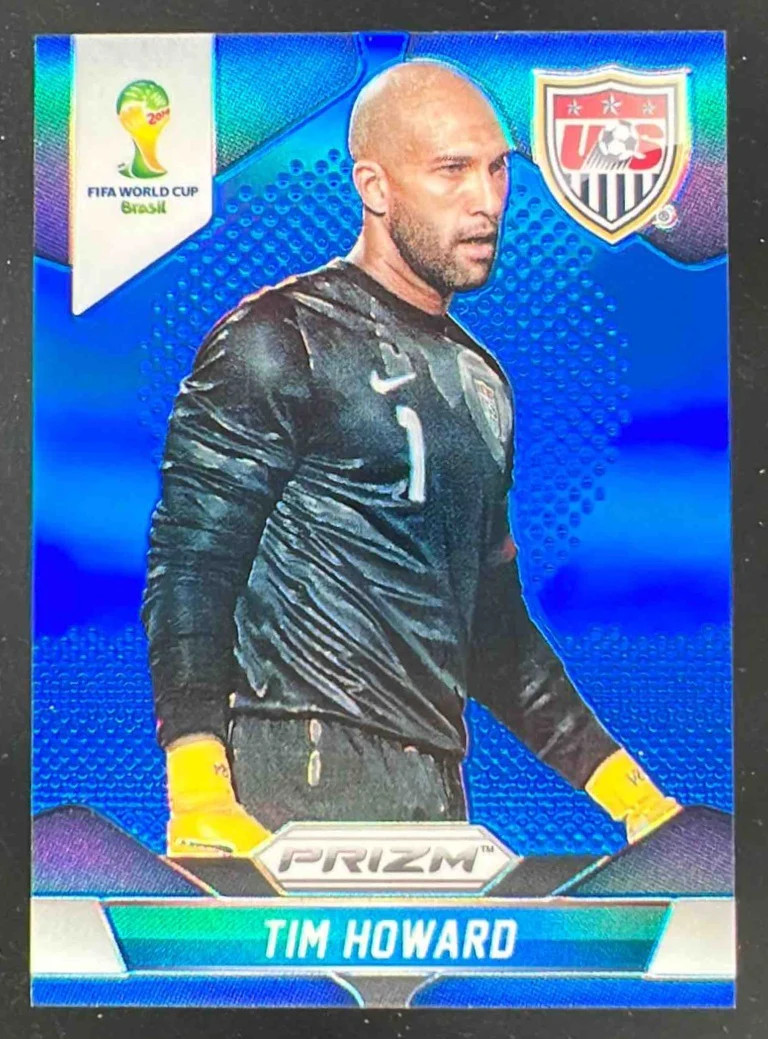 2014 Panini Prizm FIFA World Cup Brazil Prizms Blue #66 Tim Howard /199