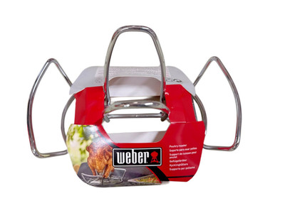 Weber 6482 Geflügelbräter Huhn Bräter für Bierhähnchen Chicken Grillzubehör BBQ