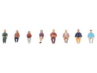 Faller 151684 Sitzende Personen Iii, Figuren, 1:87 / Spur H0