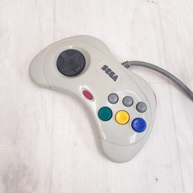 Sega Saturn console white bundle with 6 Games & 2 controllers Japanese System