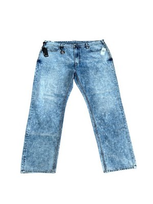 Buffalo Jeans Straight Fit Mens 48x32 Mid Wash Blue Premium