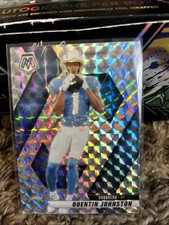 2025 Panini Mosaic Quentin Johnston Prizm #43 LA Chargers Sliver Mosaic Prizm