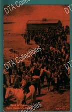 INDIANS BURN RANCH-SLIENT FILM-1920s-ARCADE CARD G