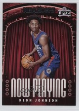 2021-22 Panini NBA Hoops Now Playing Keon Johnson #21 0wp8
