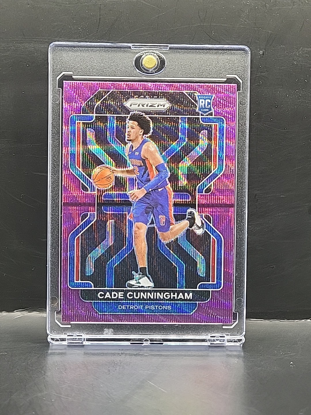 2021-22 Panini Prizm Cade Cunningham #282 RC Rookie Purple Wave