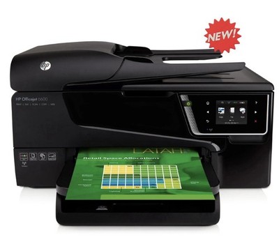 HP OfficeJet 6600 Wireless e-All-in-One Printer Scan Fax Inkjet - Needs Ink