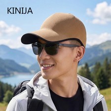 Seamless Baseball Cap for Men Quick Drying, Sports Hat Outdoor, Sun Cap