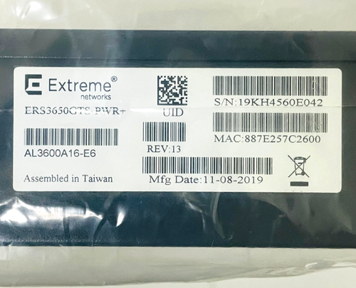 EXTREME NETWORKS 3650GTS-PWR+ Ethernet Switch - 第 6/11 張圖片