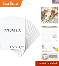 Mat Board Center, Pack of 0 Acid-Free Foam Boards, x4 inch White Foam Boards,...