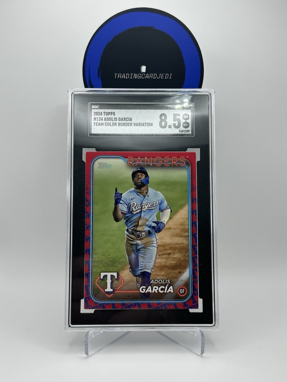 2024 Topps Series 1 - Adolis Garcia #134 Team Color Border