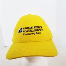 USPS Pro Cycling Team 4X Tour Champions '99 '00 '01 '02 Yellow Cap Hat