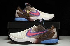 CW2190-700 Men's Shoe KOBE VI PROTRO 6 WHITE/PINK/BROWN