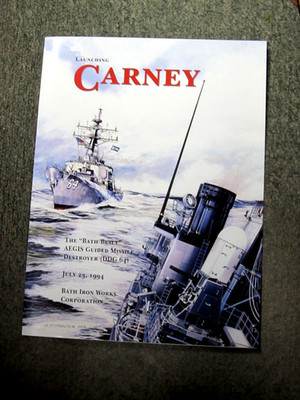 USS   CARNEY  DDG 64   LAUNCHING   Program 1994 Navy
