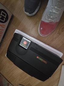 COMPLETE IN BOX TURBOGRAFX  CONSOLE  AND TURBOGRAFX  CD AND CARRYING CASE SET-UP