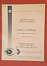 RARE! NASA 9-15-66 APOLLO NETWORK - FLIGHT CO...