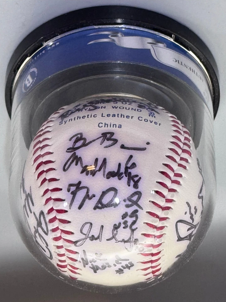 2001 USC Trojans (Mark Prior) Baseball Team Signed Ball Autographed Beckett BAS - Image 3 of 4