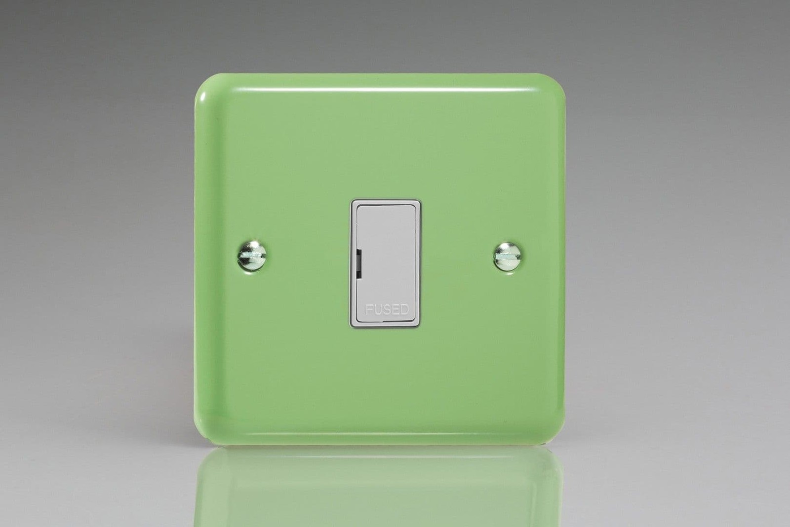 Varilight XY6UW.BG Lily Primary Beryl Green 1 Gang 13A Unswitched Fused Spur